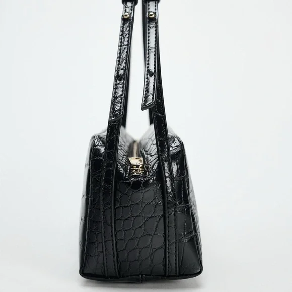 Zara croc shoulder bag - Picture 3 of 6